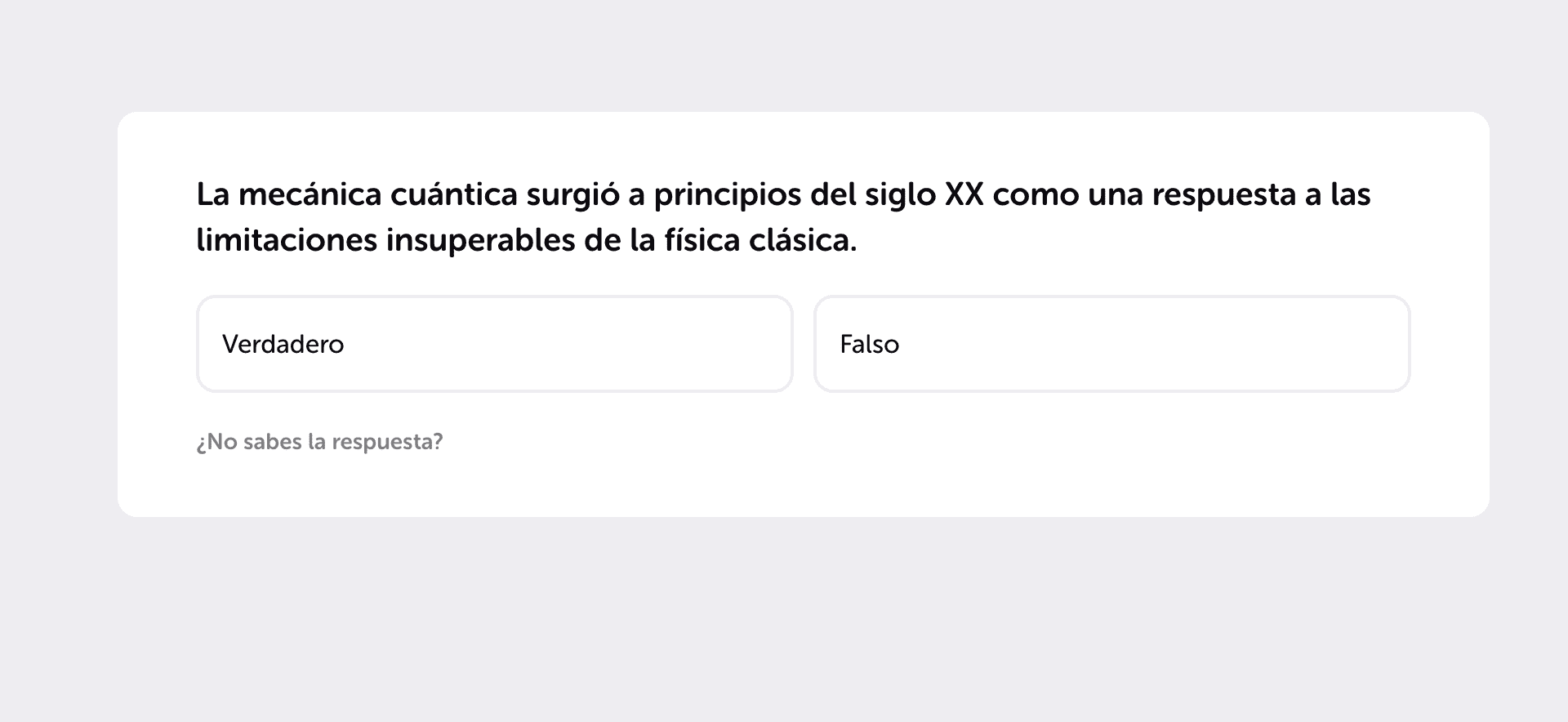 Ejemplo de quiz generado a partir de un temario.