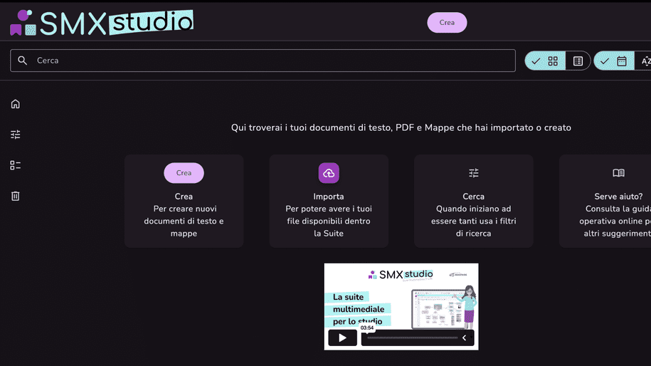 Schermata della web app di Supermappe, SuperMappe X