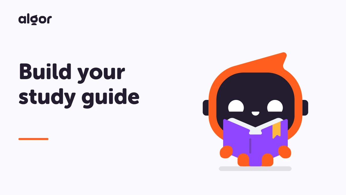 Build your study guide