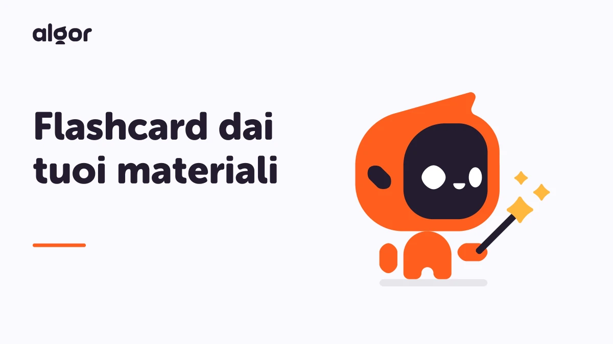 Flashcard dai tuoi materiali