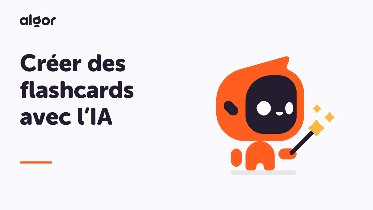 Créer des flashcards avec l’IA à partir de ses cours