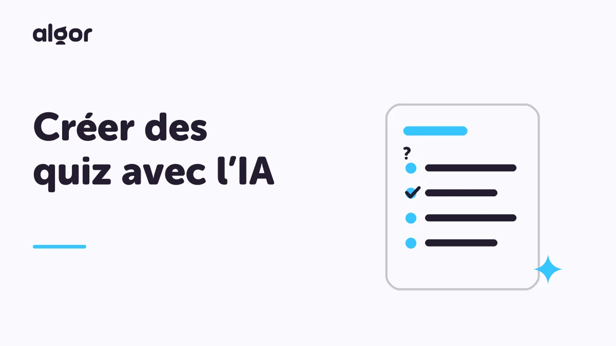Créer des quiz avec l’IA à partir de ses cours et PDF