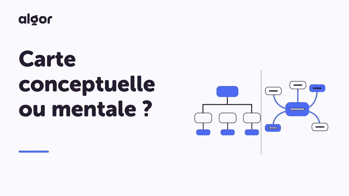 Carte conceptuelle ou carte mentale : cinq différences pour bien choisir