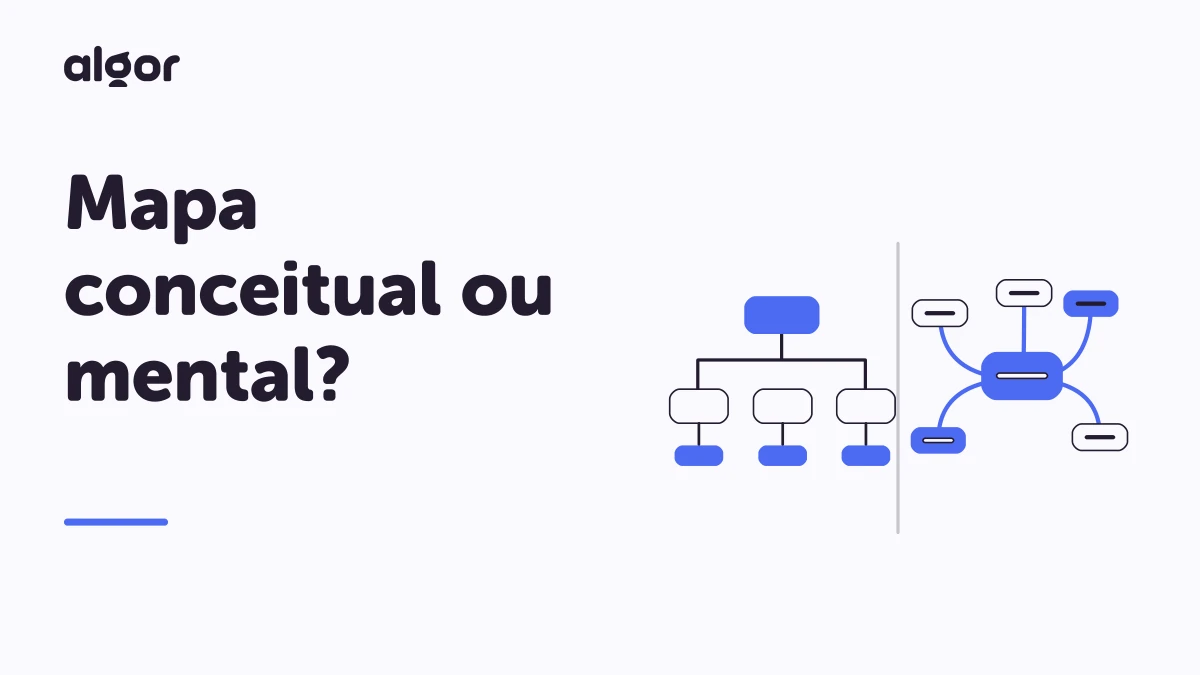 Mapa conceitual e mapa mental: cinco diferenças principais