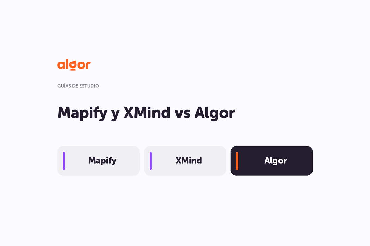 Comparación entre Mapify y XMind y Algor