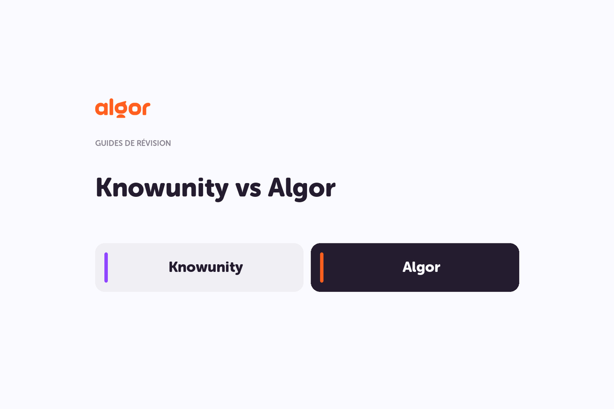 Knowunity ou Algor : quelle application choisir pour réviser ses cours ?