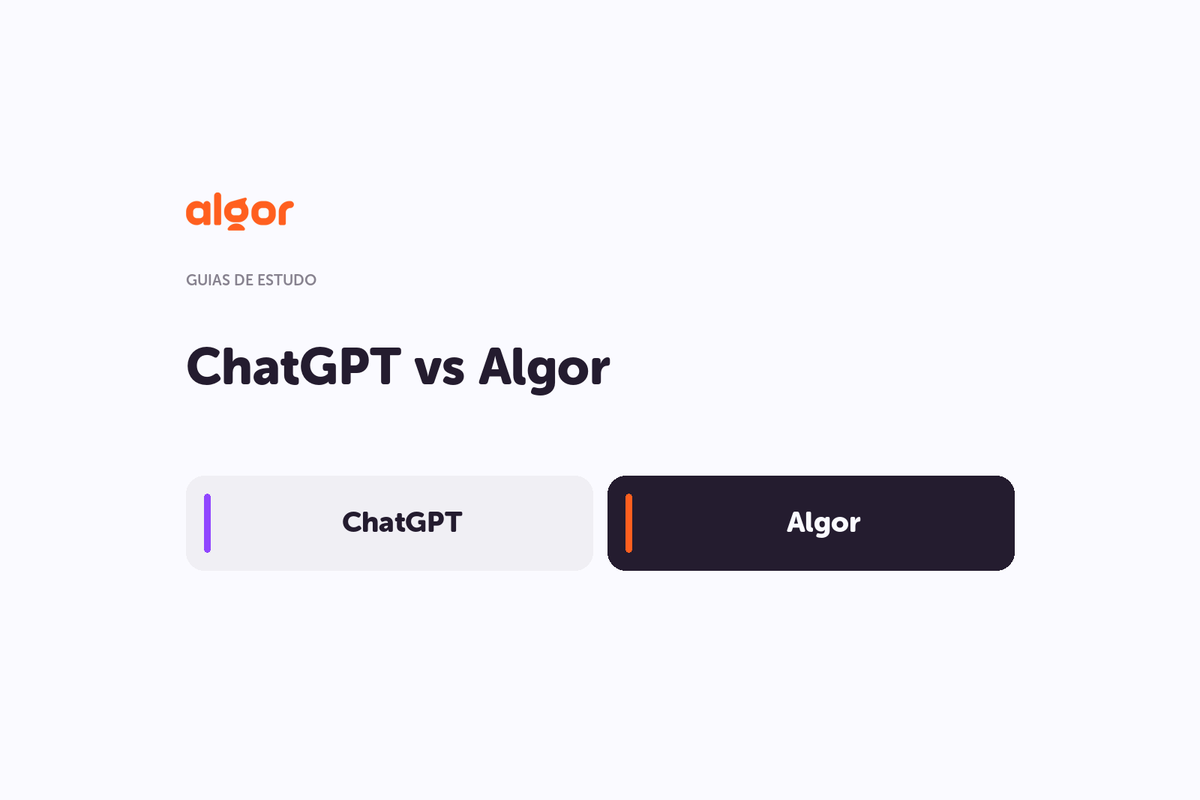 ChatGPT vs Algor: qual IA escolher para estudar?