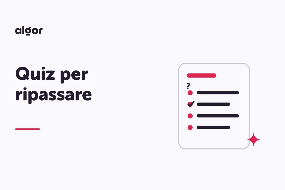 Quiz per ripassare