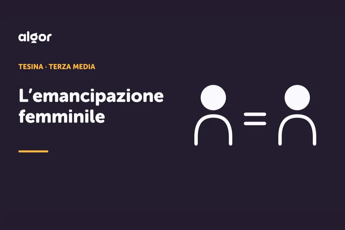 L’emancipazione femminile