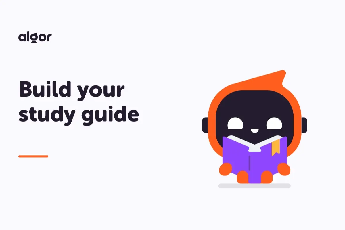 Build your study guide