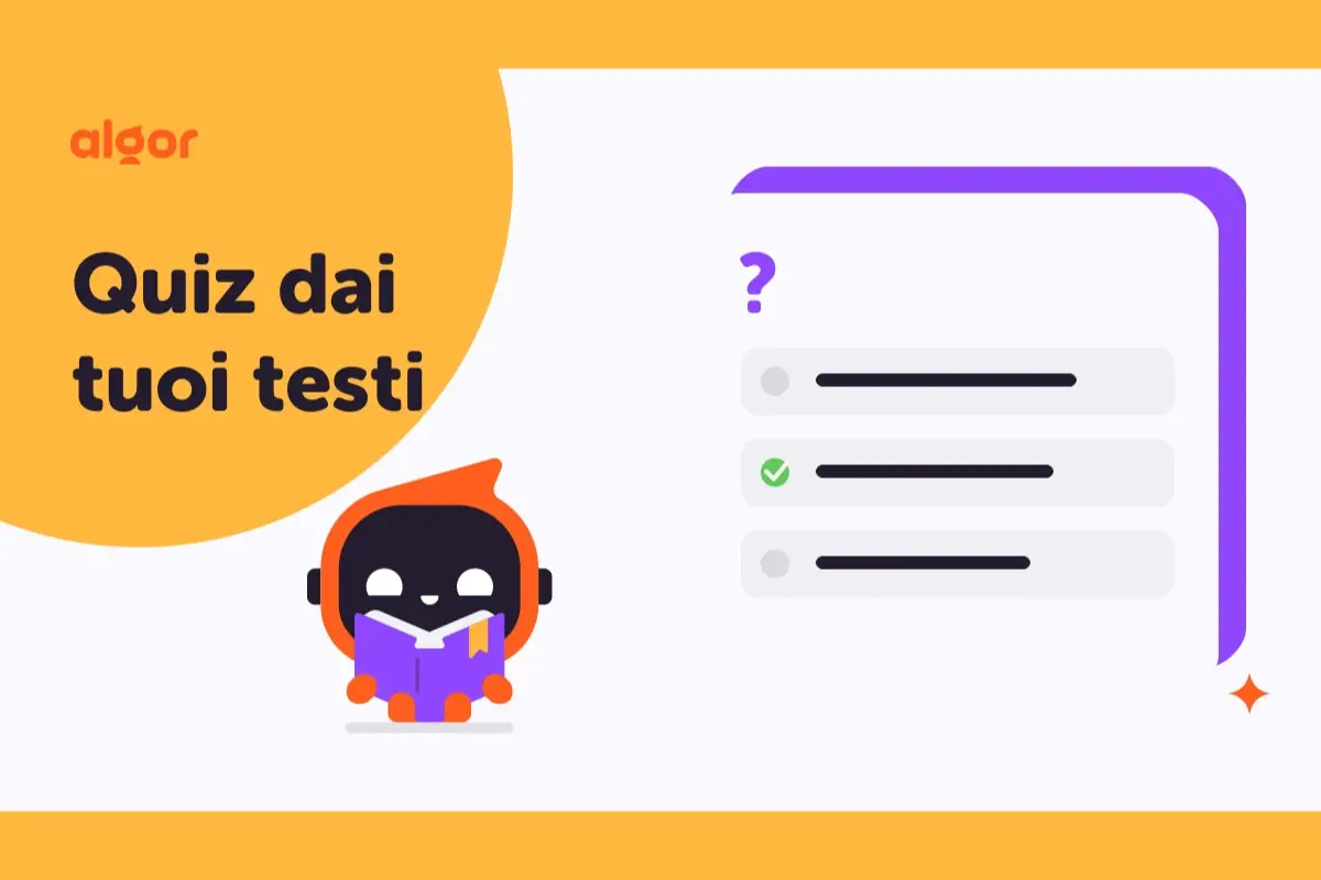 Quiz automatici di Algor: come generarli dai tuoi testi