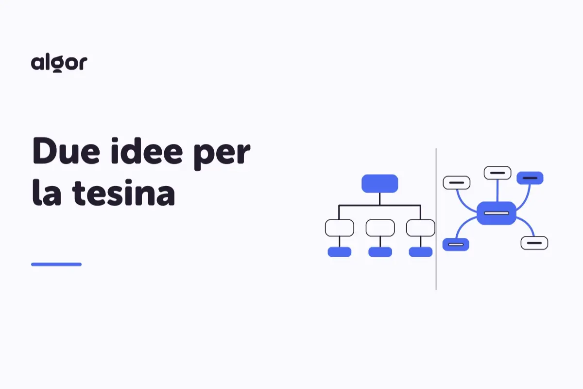 Due idee per la tesina