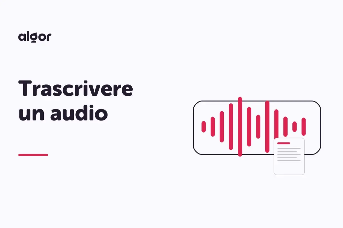 Trascrivere un audio