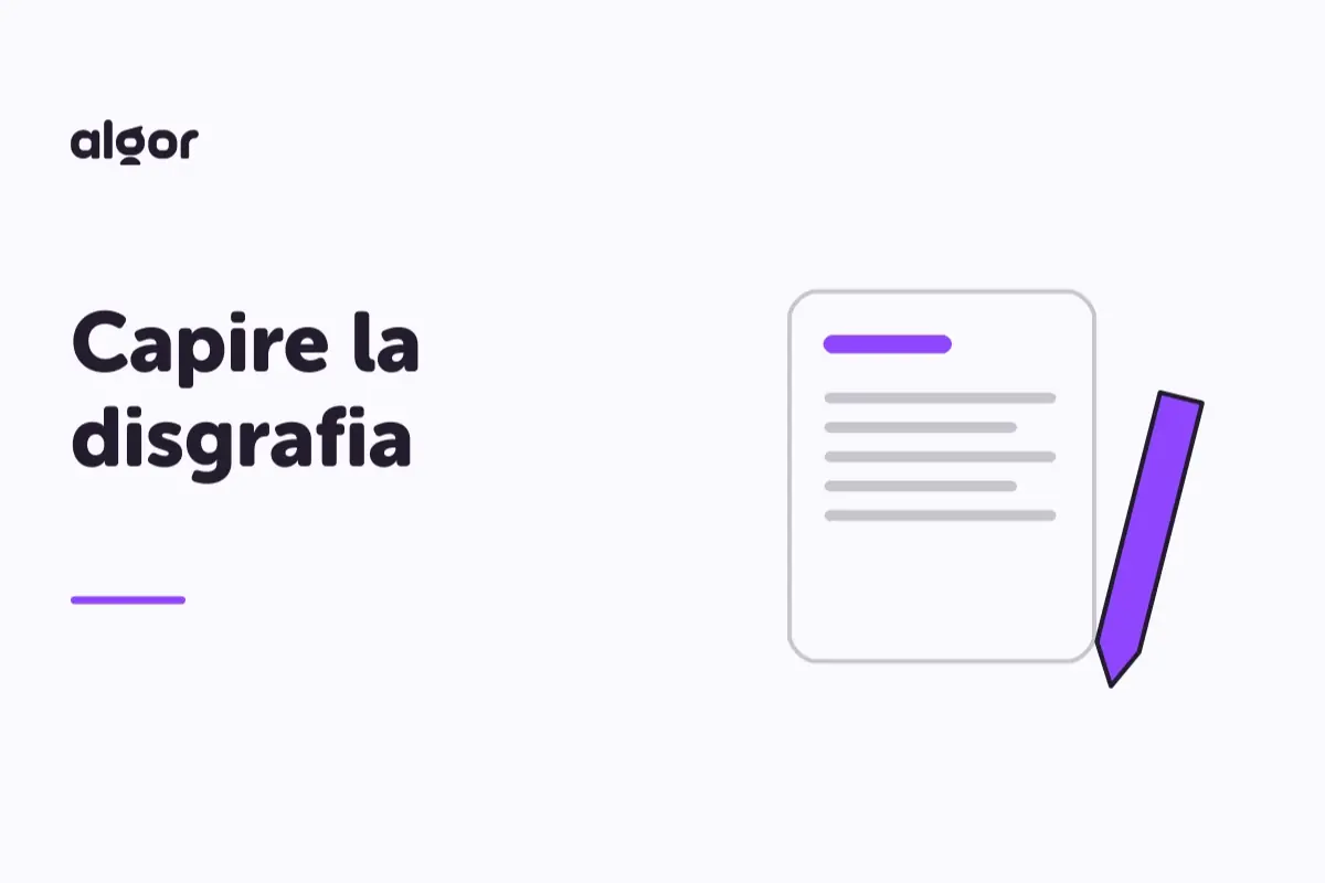 Capire la disgrafia
