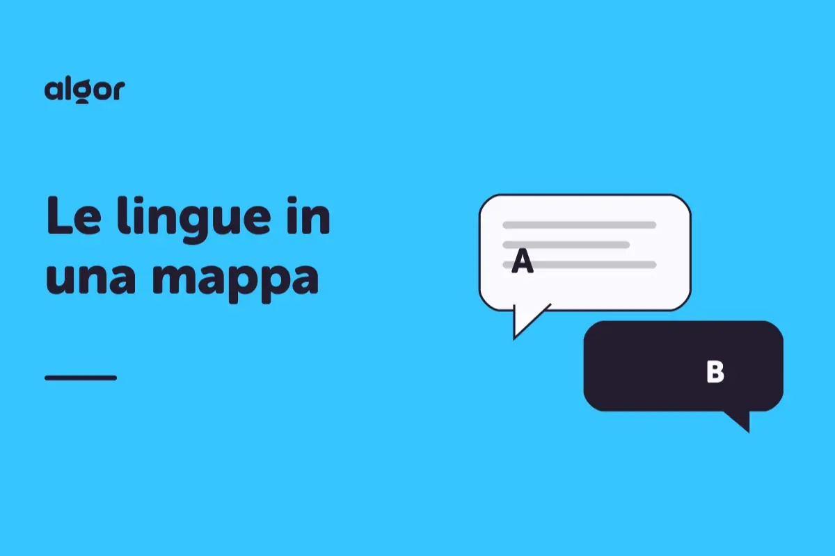 Le lingue in una mappa
