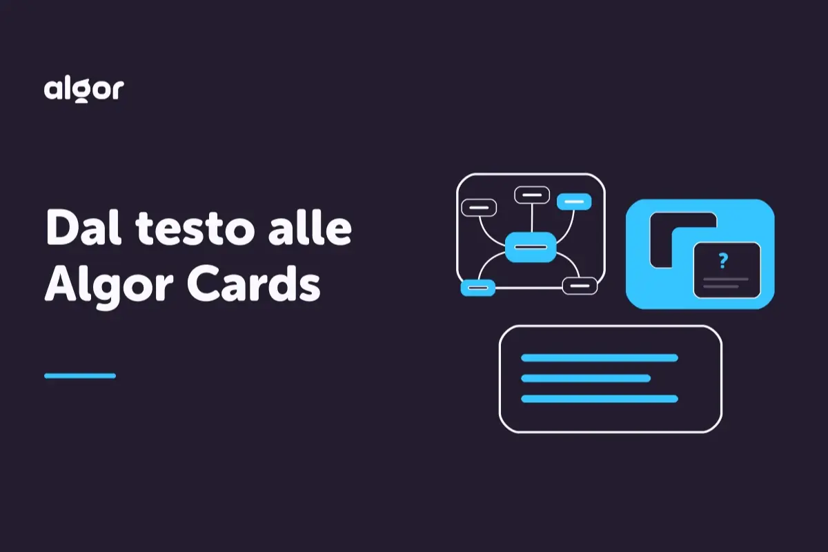 Dal testo alle Algor Cards