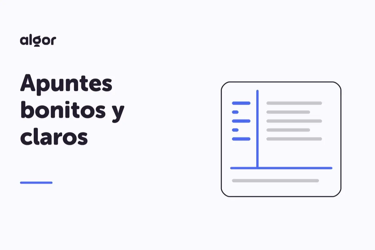 Apuntes bonitos y claros