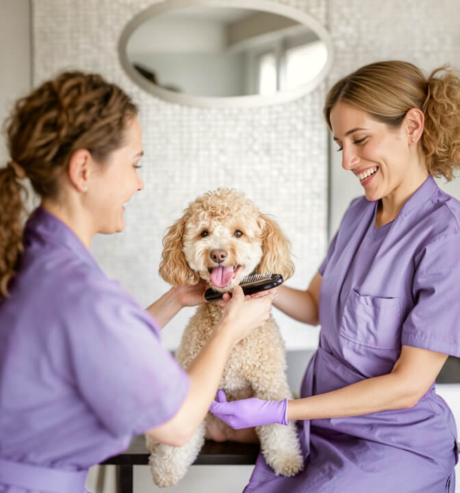 Grooming Salon 2 Pawcare Webflow Template | BRIX Template
