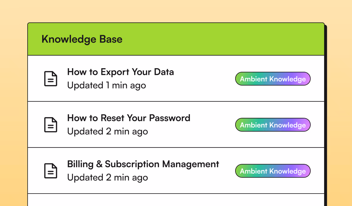 Knowledge That Updates Itself