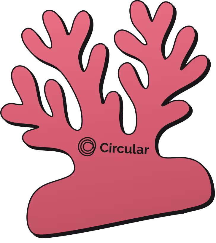 circular grass
