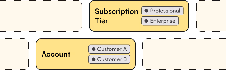 Selection interface showing subscription tiers with options Professional and Enterprise, and region choices Australia and USA.