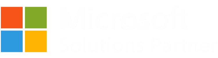Microsoft logo with colorful squares arranged in a 2x2 grid