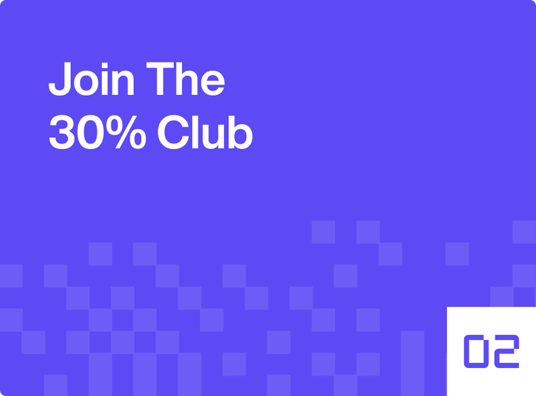 Join the 30% club