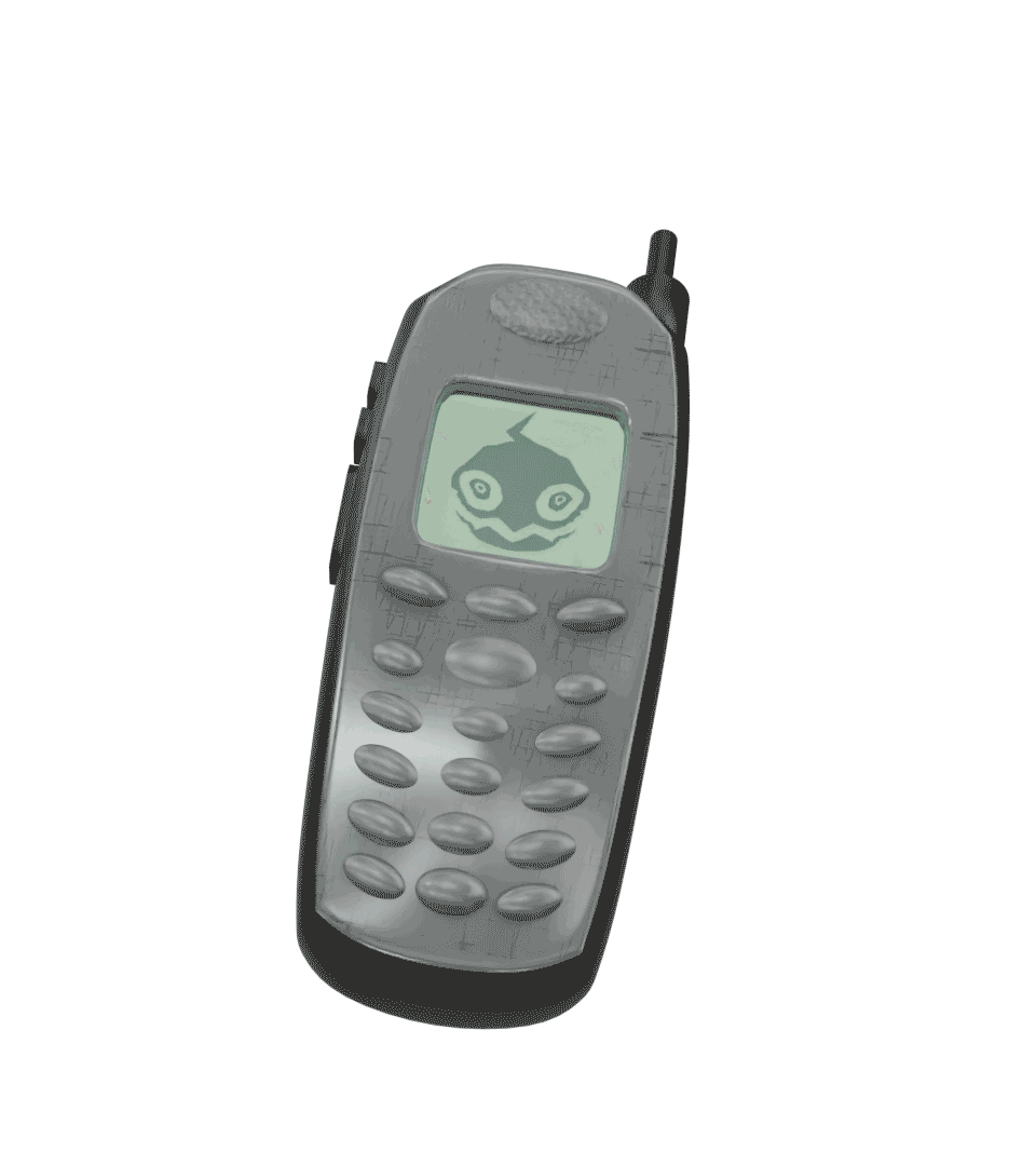 spinning mobile phone
