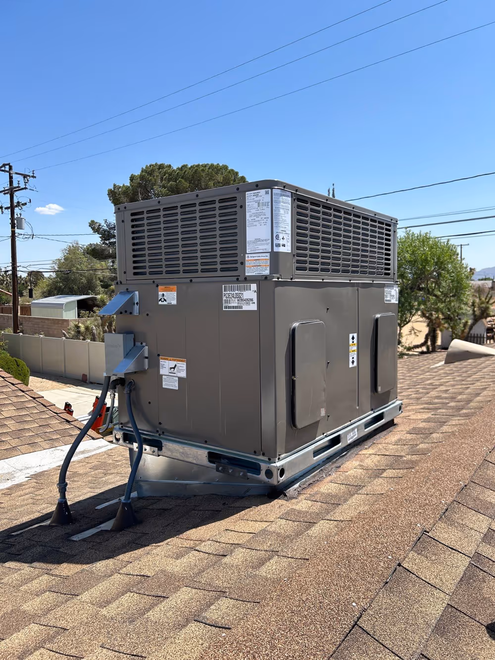 HVAC unit on roof