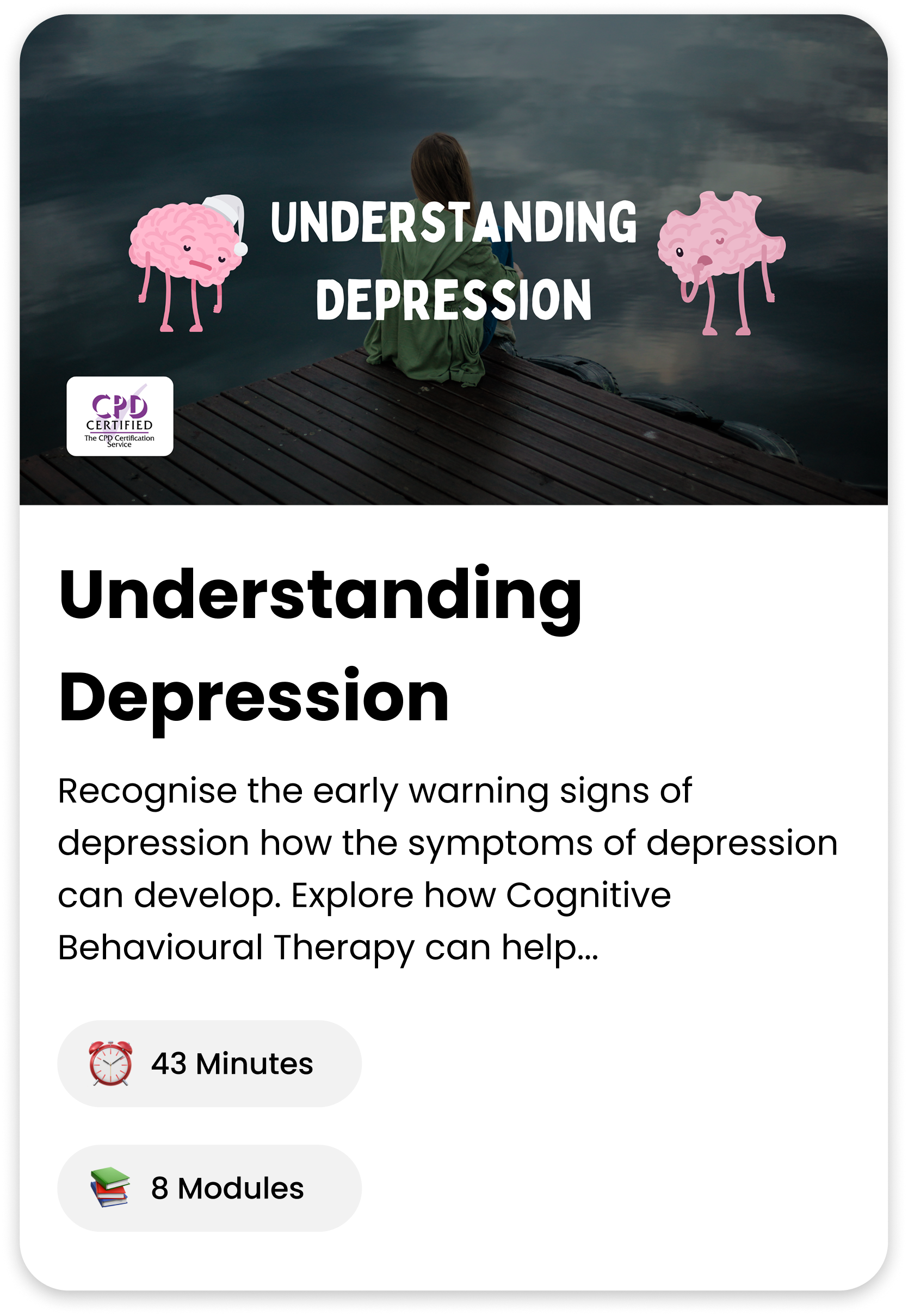 Understanding Depression course cover