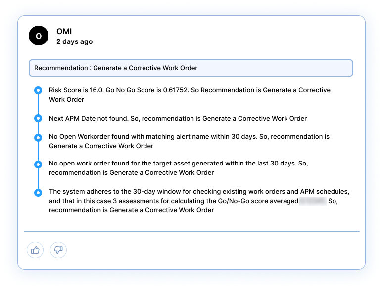 OMI Validation Checks and Work Order Generation