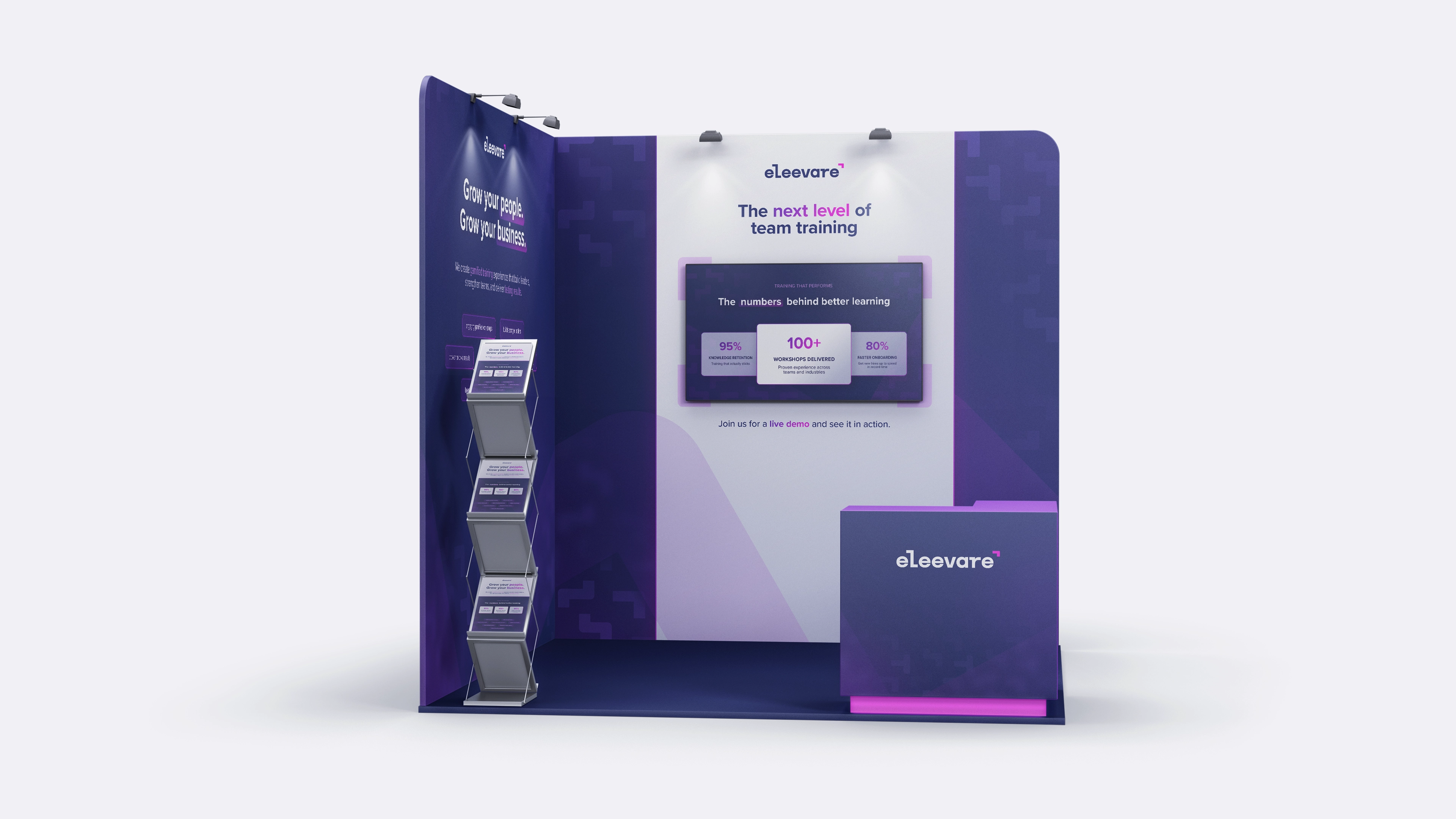 A detailed preview of an e-commerce solution-focused advertisement featuring a man holding boxes from various online marketplaces