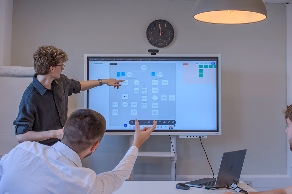 Flowchart presentation at Martin Digital