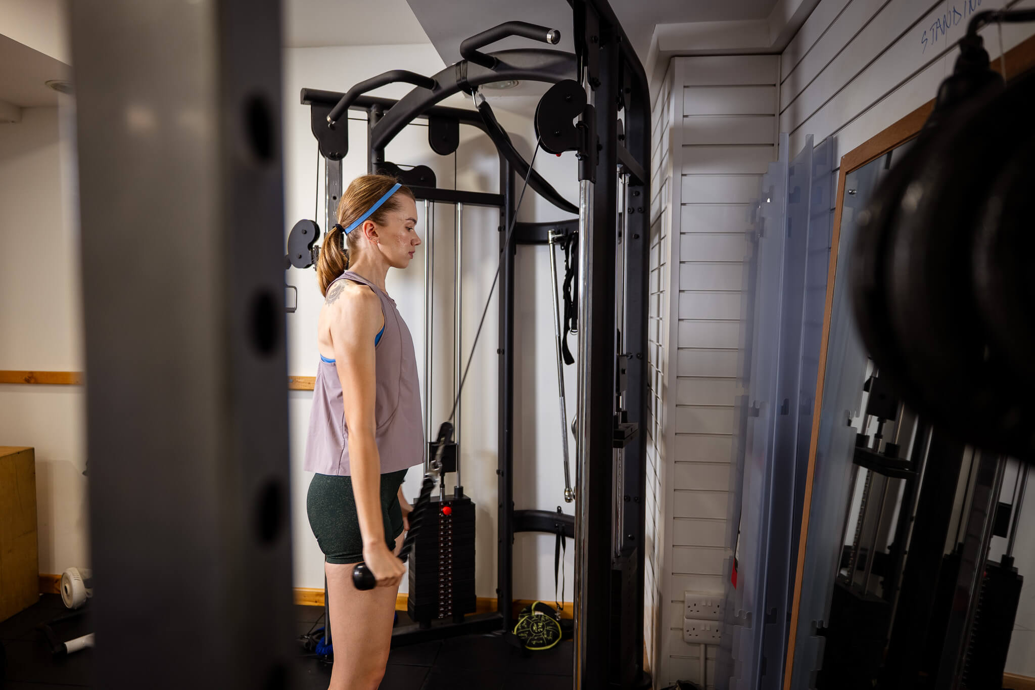 tricep pulldown women