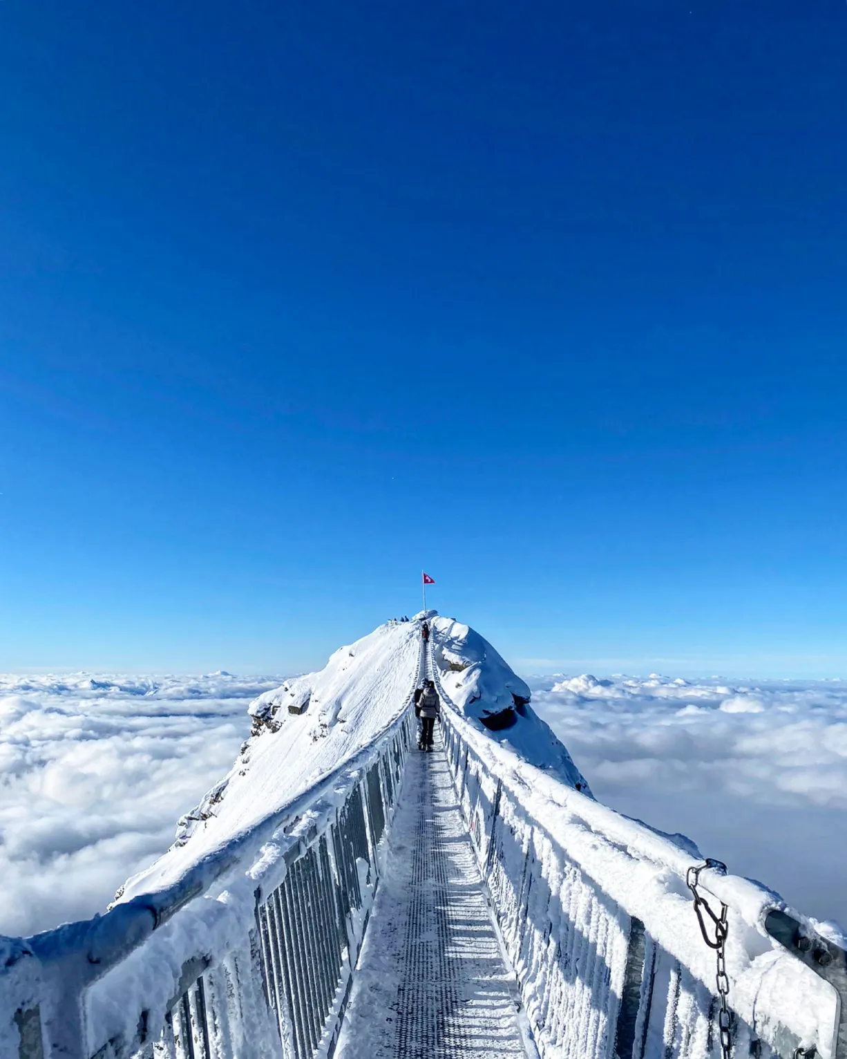 Pistes de ski enneigées à Glacier 3000, résidences alpines en Suisse.