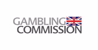 UK Gambling Commission Logo with a white background and the union jack flag