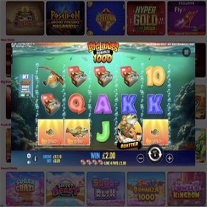Spin Casino game variety representing a wide selection of games available