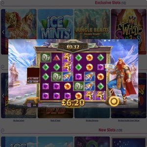 Spin Genie game variety representing a wide selection of games available