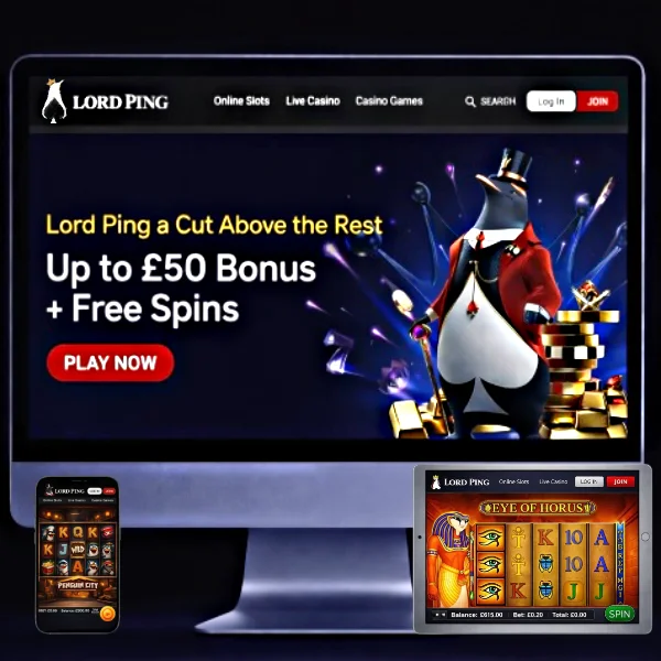 Lord Ping Casino game variety representing a wide selection of games available