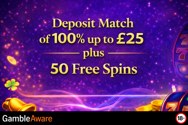 Spin Genie Casino monthly bonus offer with colourful graphics and promo text on a vibrant background.