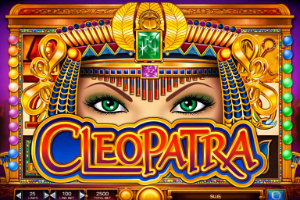An image of the Cleopatra online slot game