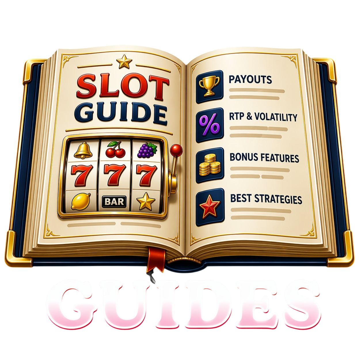Guides nav icon with a book open