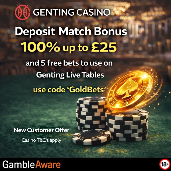 Genting Casino Gold Bets Offer image