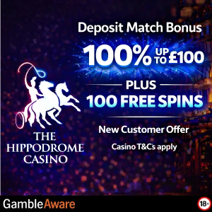 Hippodrome Casino Top 10s Mixed Bonus image
