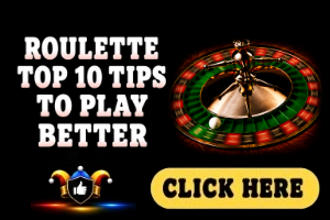 Roulette Top 10 Tips to Play Better image on a black background with white text