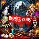 An image of Blood Suckers online slot game