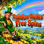An image of Rainbow Riches Free Spins online slot game