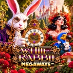An image of White Rabbit Megaways online slot game