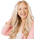 Woman blonde hair