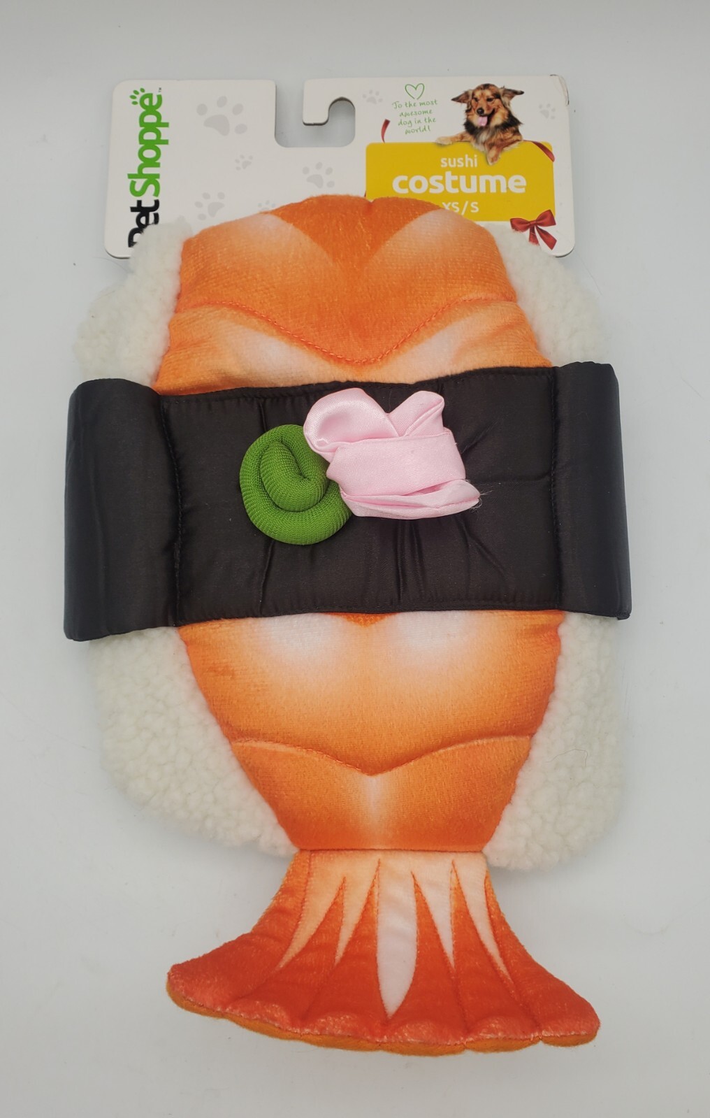 Pet Shoppe Sushi Halloween Fish Pet Dog Cat Costume SIZE S/XS (Fits 12-19 LBS)